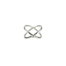 Plain X Bow Cross Rings