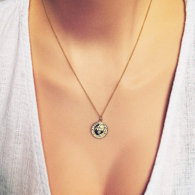 Plain Sun & Moon Necklaces