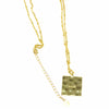 Hammered Square Necklaces