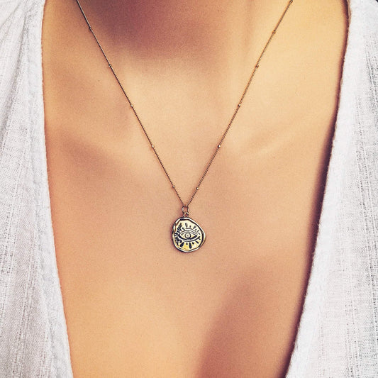 Egyptian Ra Eye Necklaces