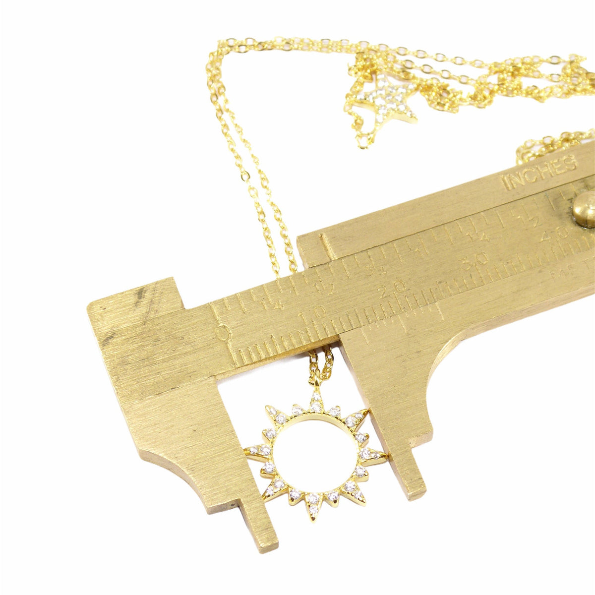 Star & Sun Double Chain Necklaces
