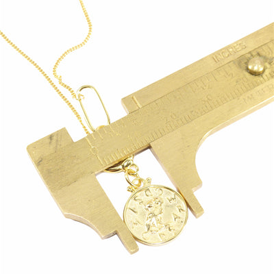 Bohemian Owl Gold Coin Necklaces