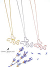 Double Butterfly Necklaces