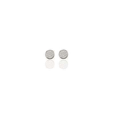 Frame Disc Stud Earrings
