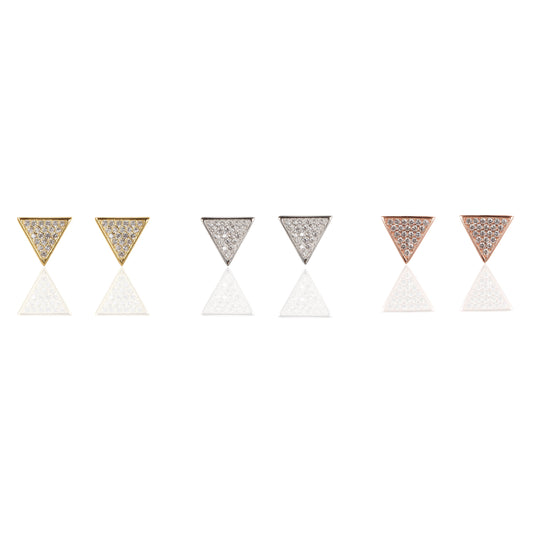 Triangle Shape Stud Earrings