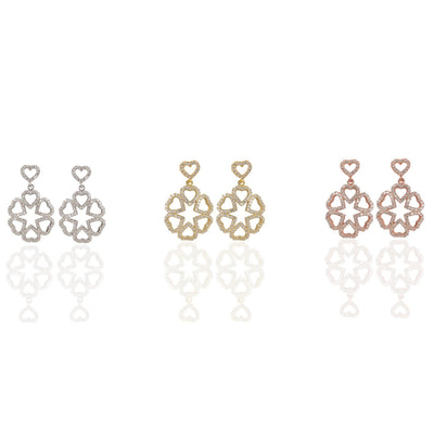 Multi Heart Earrings
