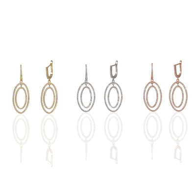 Double Ellipse Earrings