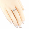 Vintage 0.33ct Diamond Five Stones Engagement Ring, 9k White Gold ( UK P , US 7.5 )