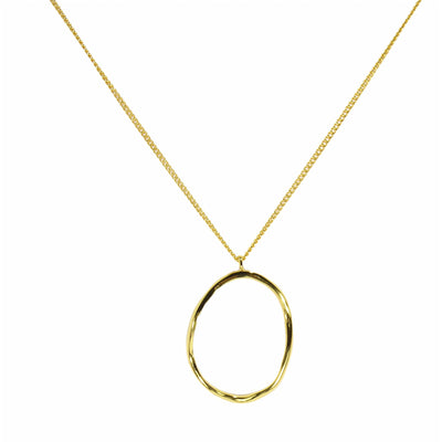 Plain Ellipse Necklaces