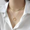 Plain Ellipse Necklaces