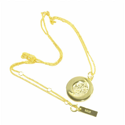 Plain Sun & Moon Necklaces