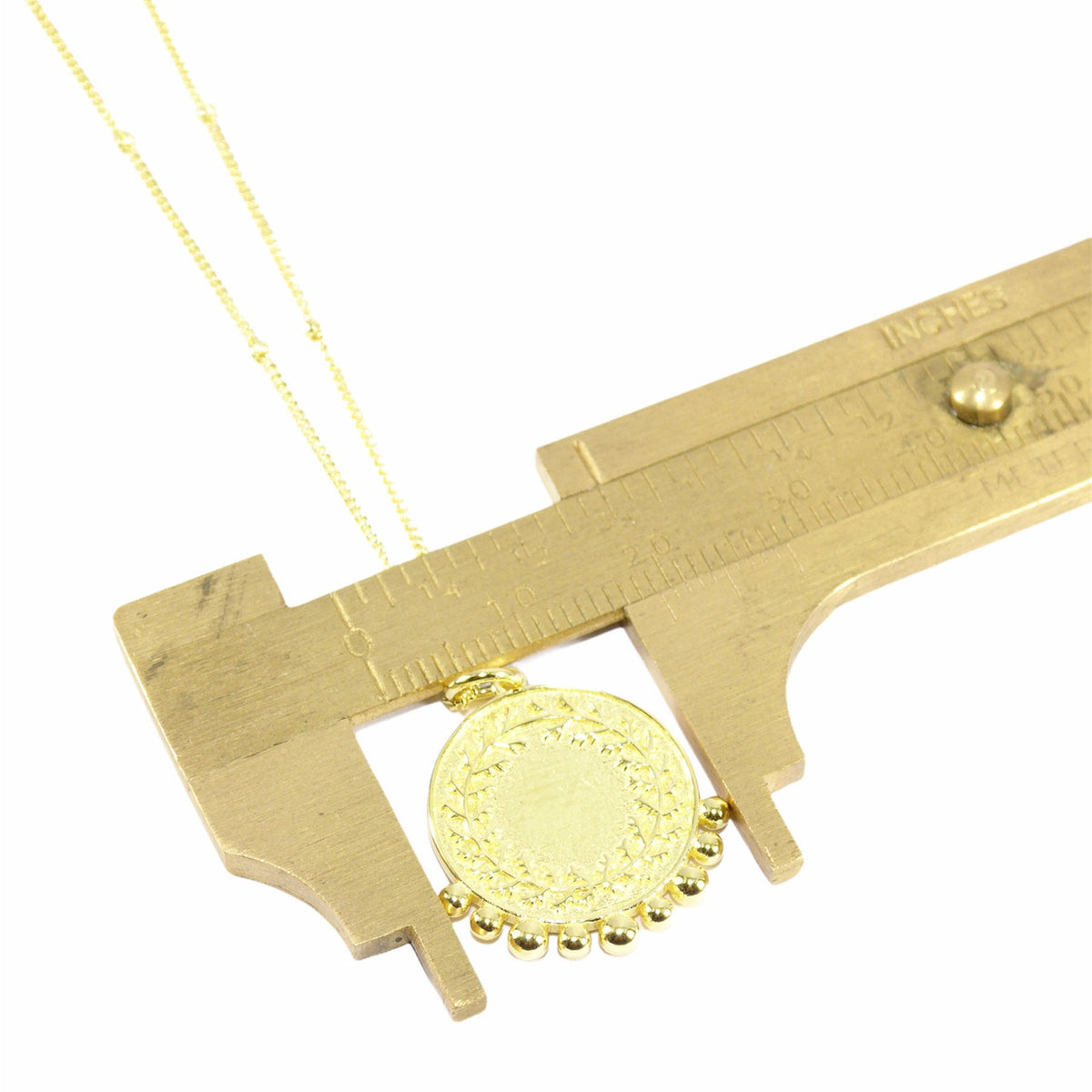 Antique Look Gold Coin Necklaces