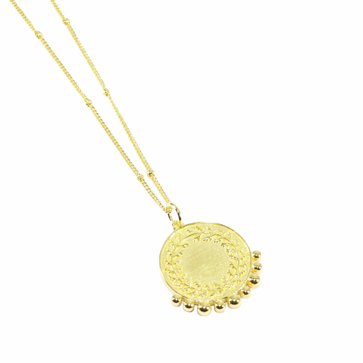 Antique Look Gold Coin Necklaces