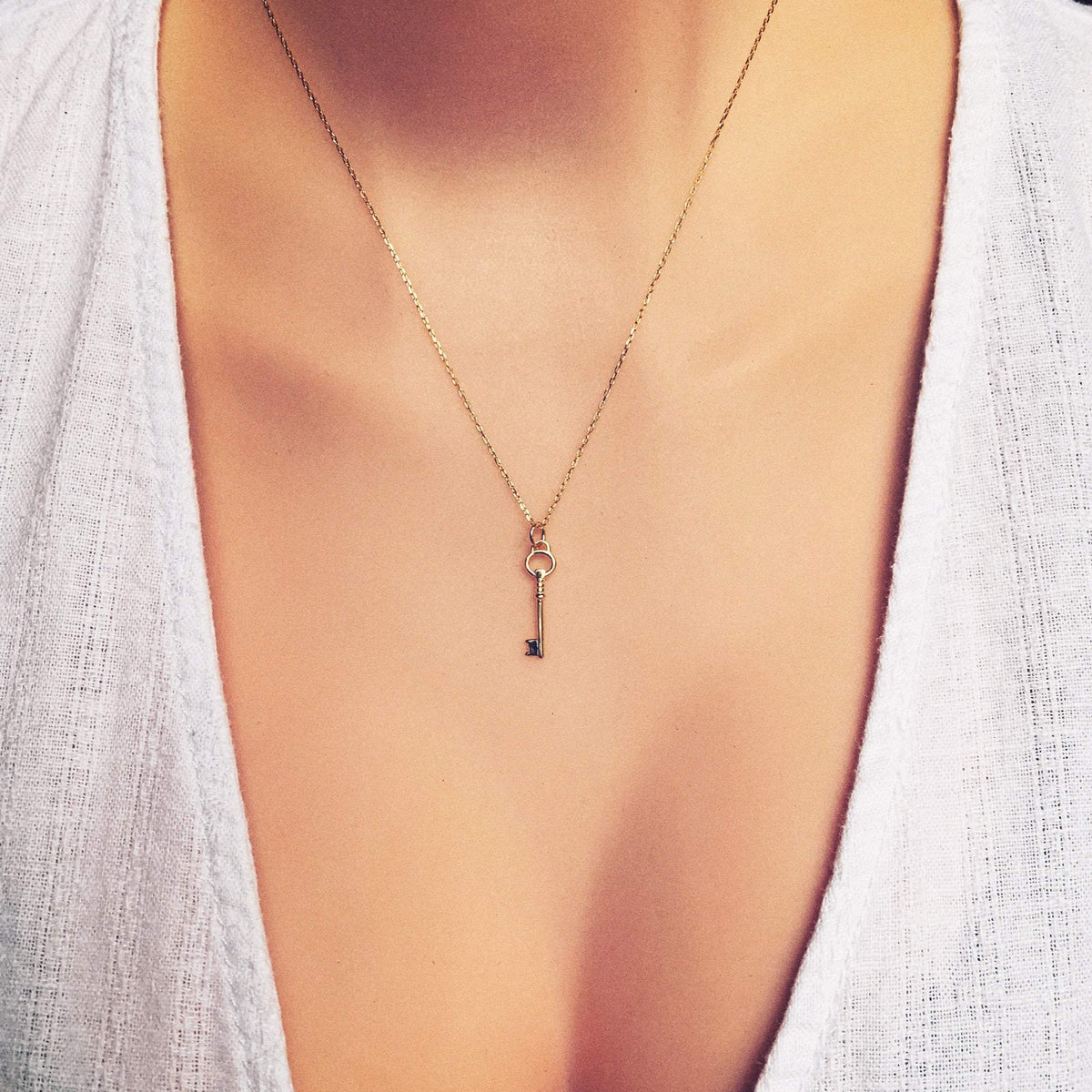 Plain Key Necklaces