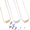 Leaf Cz Necklaces