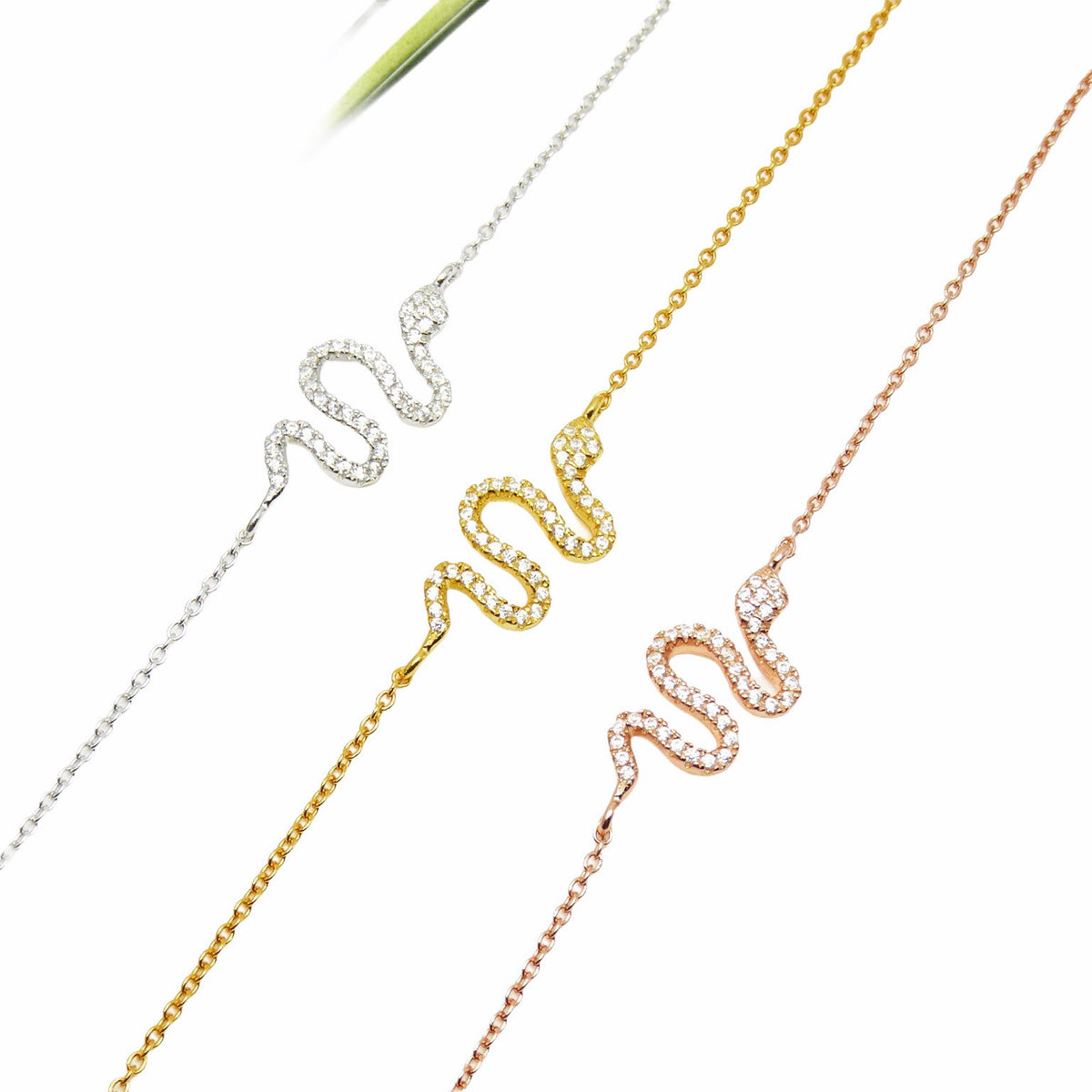 Snake Bracelet Cz