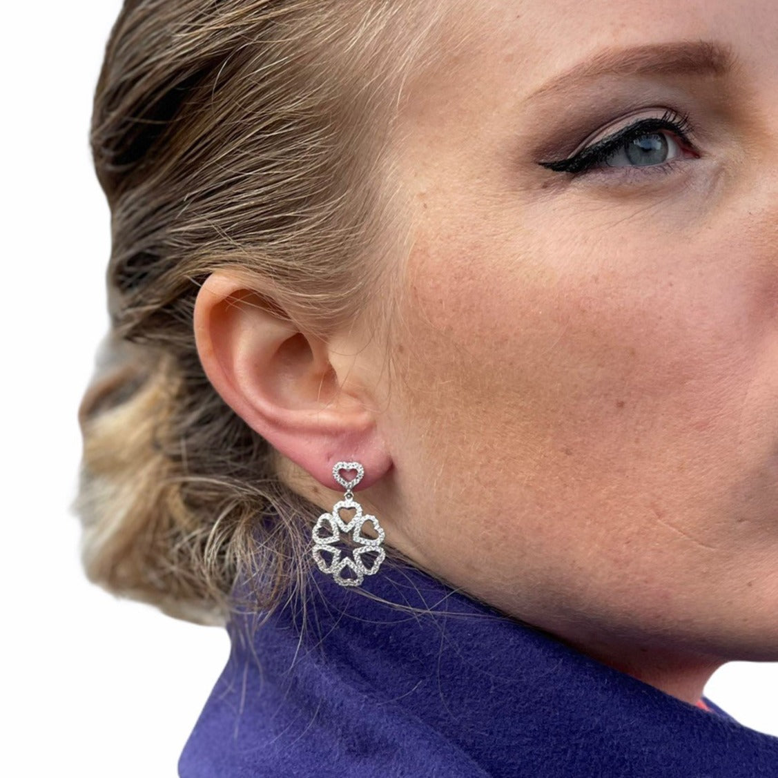 Multi Heart Earrings