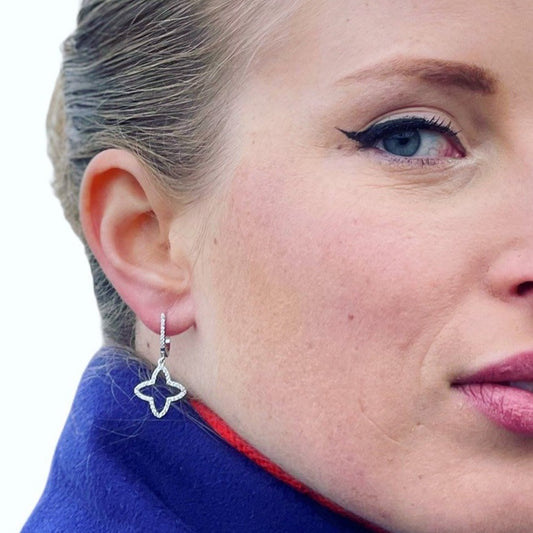Sharp Clover Earrings