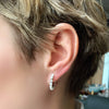 Half Hoop Faux Pearl Earrings