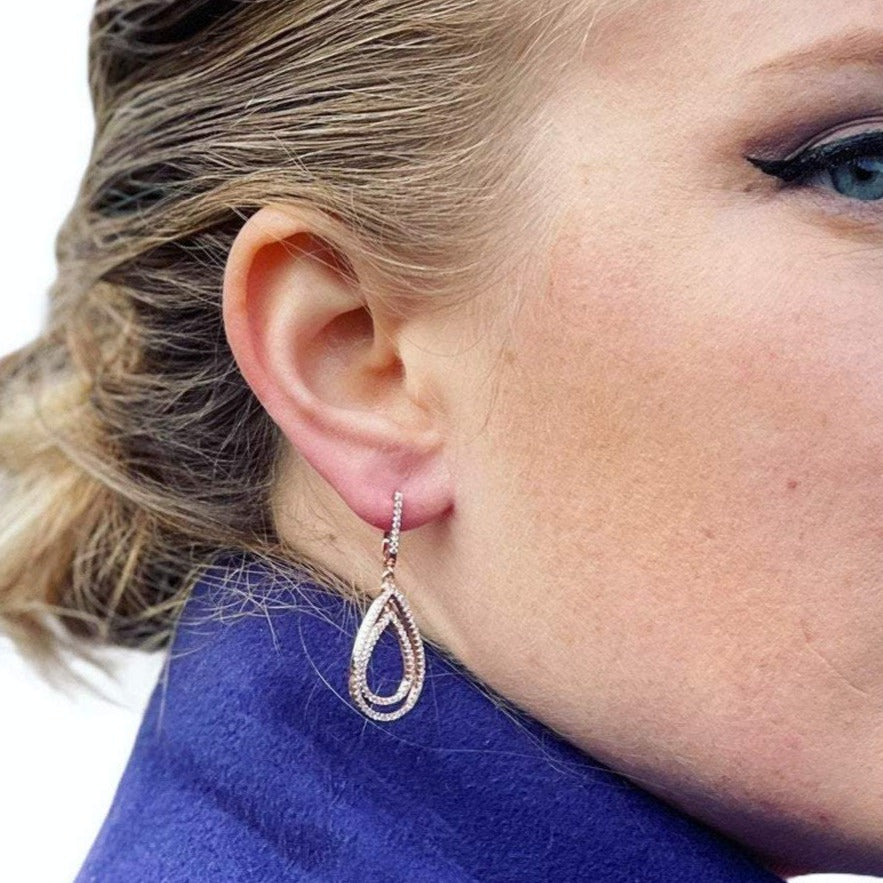 Double Drop Hanging Earrings