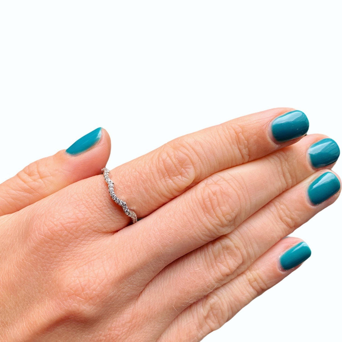 Wave Stacking Cz Rings