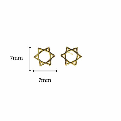 Jewish Star of David Earrings