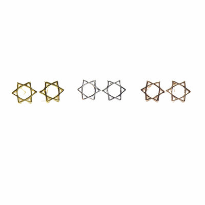 Jewish Star of David Earrings