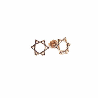 Jewish Star of David Earrings