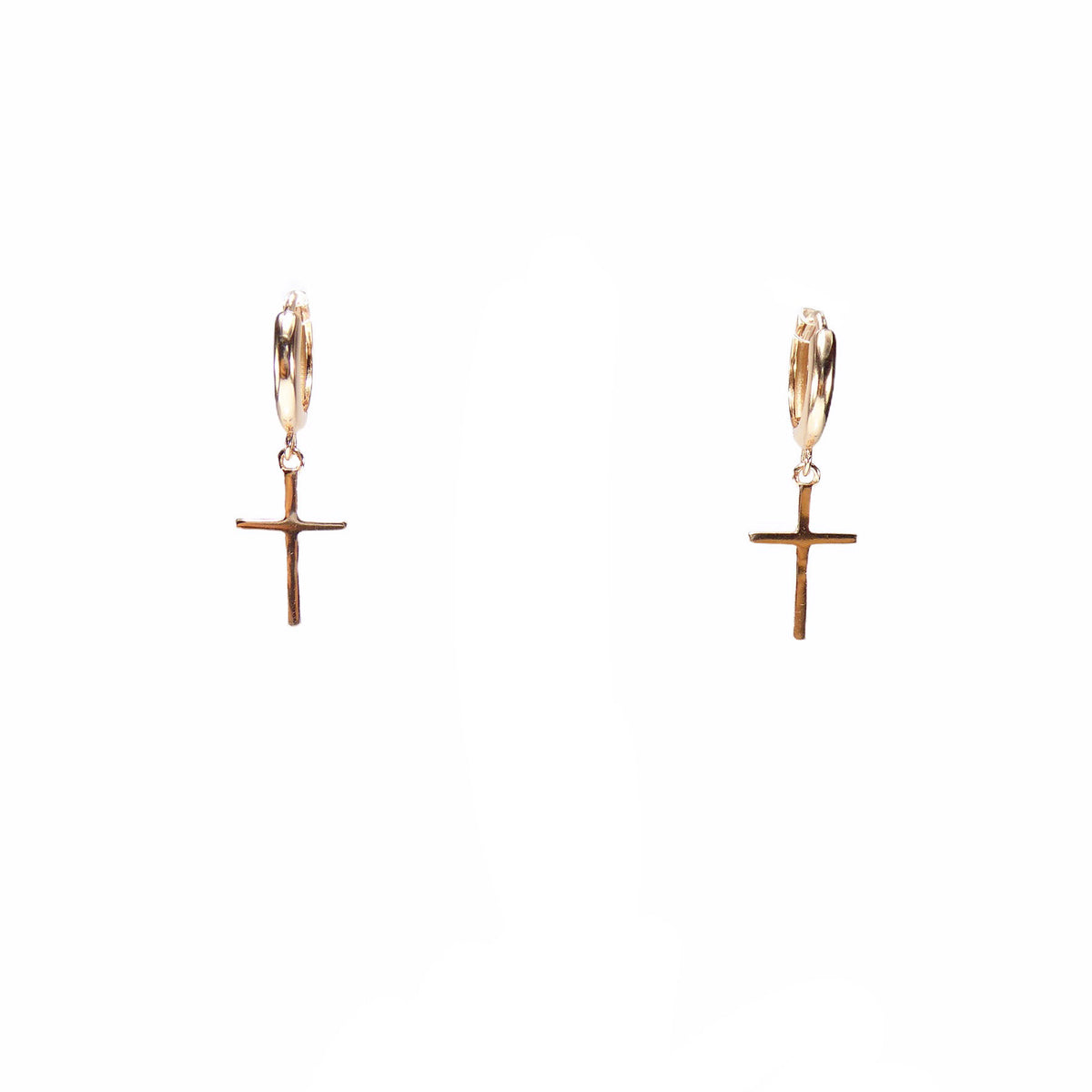 Cross Hanging Earrings