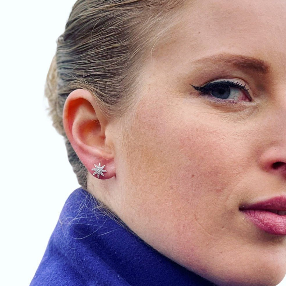 Star Sun Stud Earrings