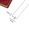 Slanted Sideways Cross Necklaces