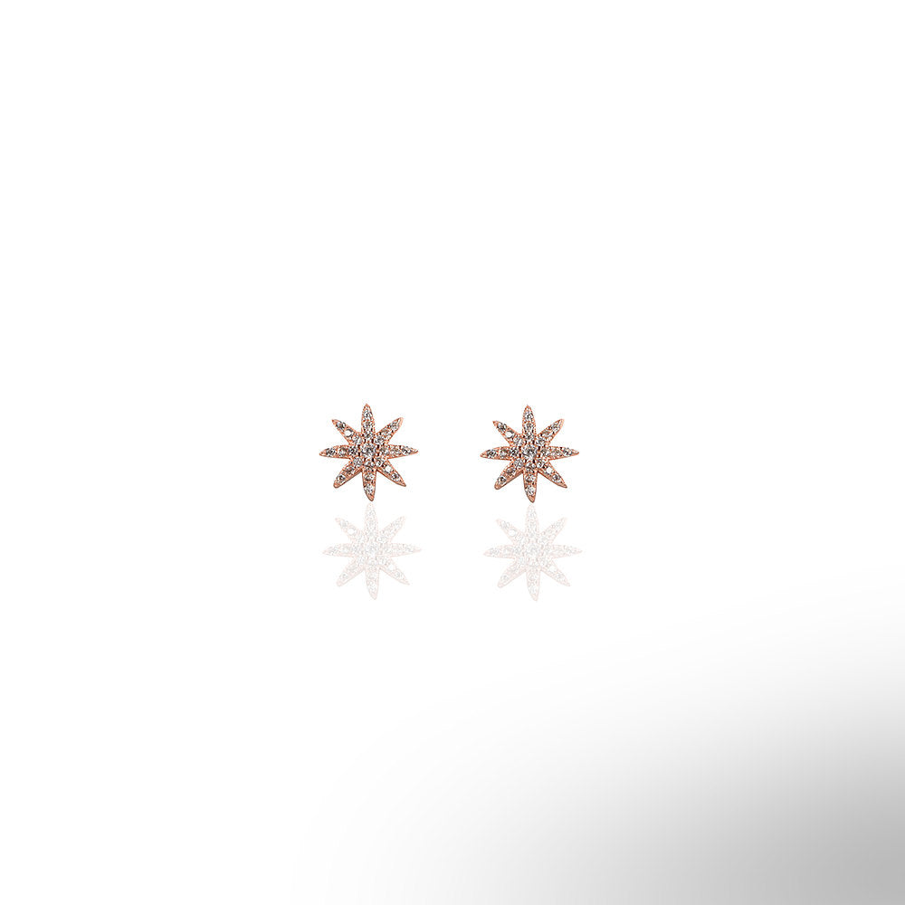 Star Sun Stud Earrings
