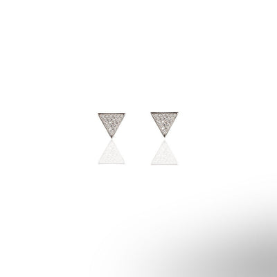 Triangle Shape Stud Earrings