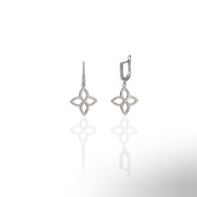 Large Flower Hanging Earrings
