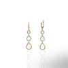 Triple Drop Dangle Earrings