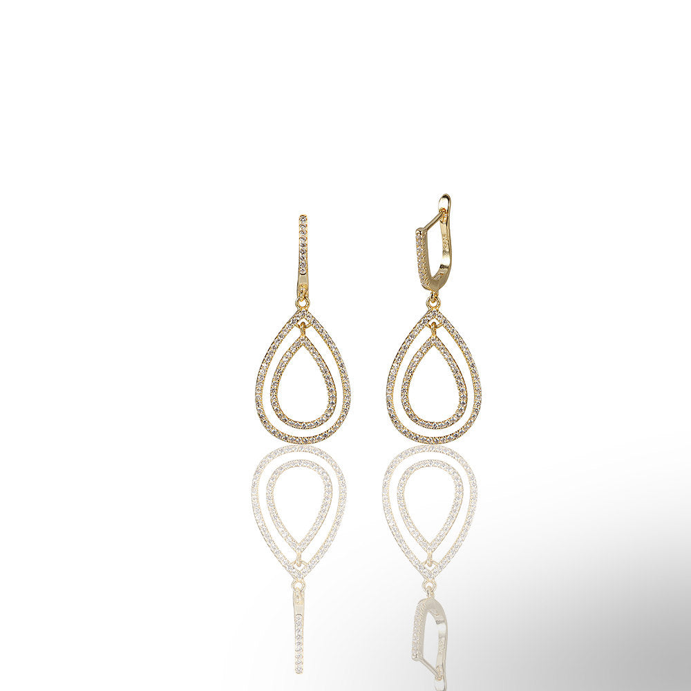 Double Drop Hanging Earrings