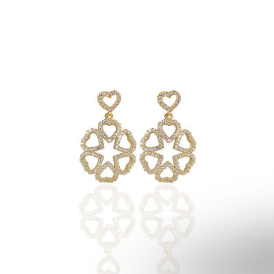 Multi Heart Earrings