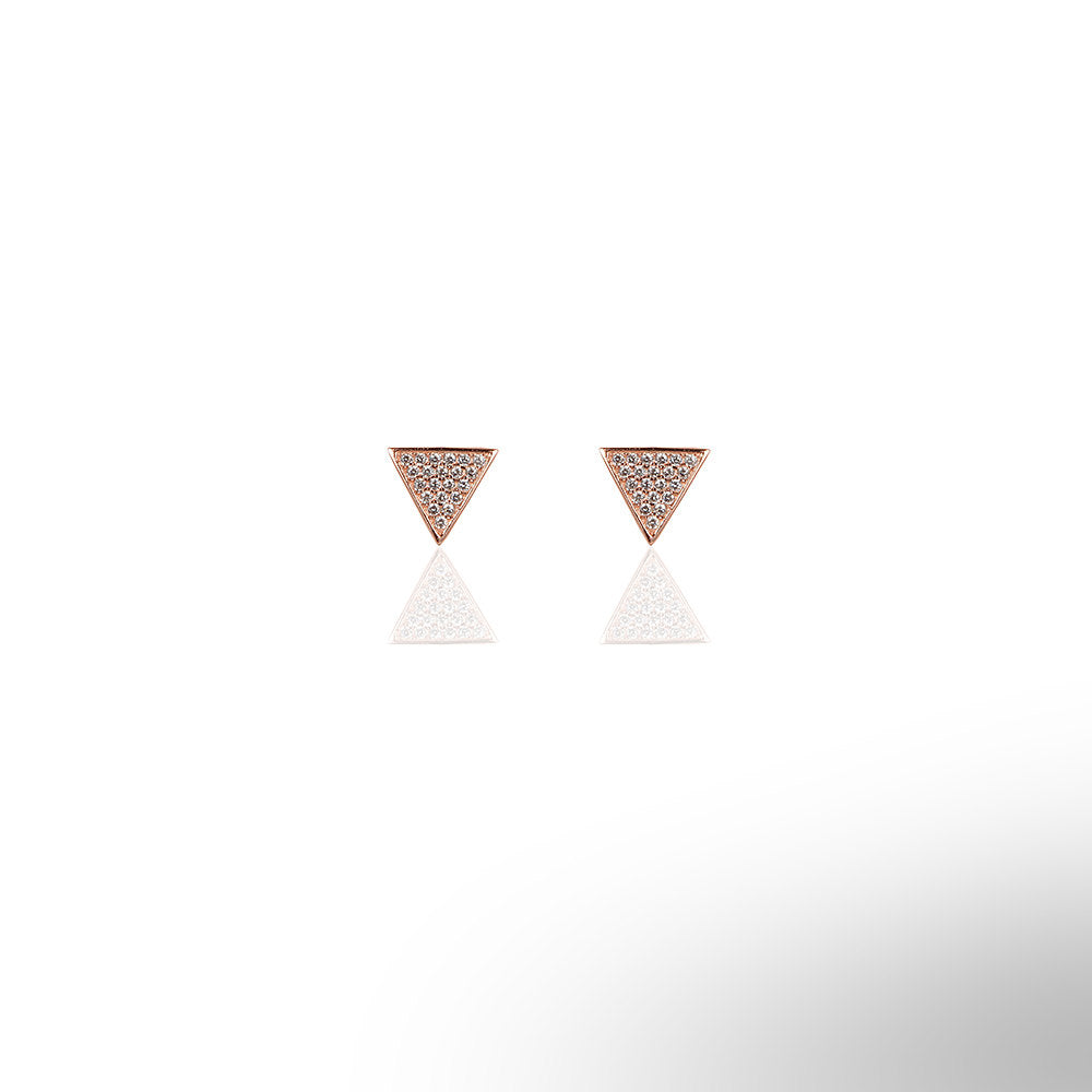 Triangle Shape Stud Earrings