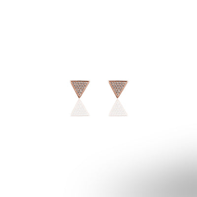 Triangle Shape Stud Earrings