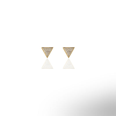 Triangle Shape Stud Earrings