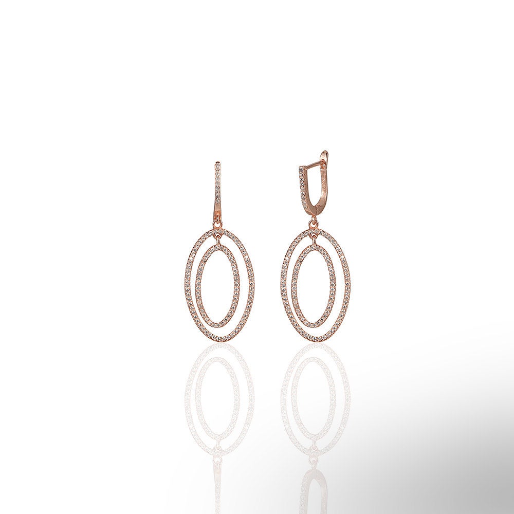 Double Ellipse Earrings