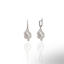 Dali Dangle Earrings, Cz Stones