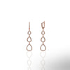 Triple Drop Dangle Earrings