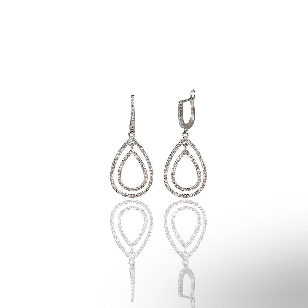 Double Drop Hanging Earrings