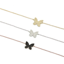 Large Butterfly Bracelet CZ