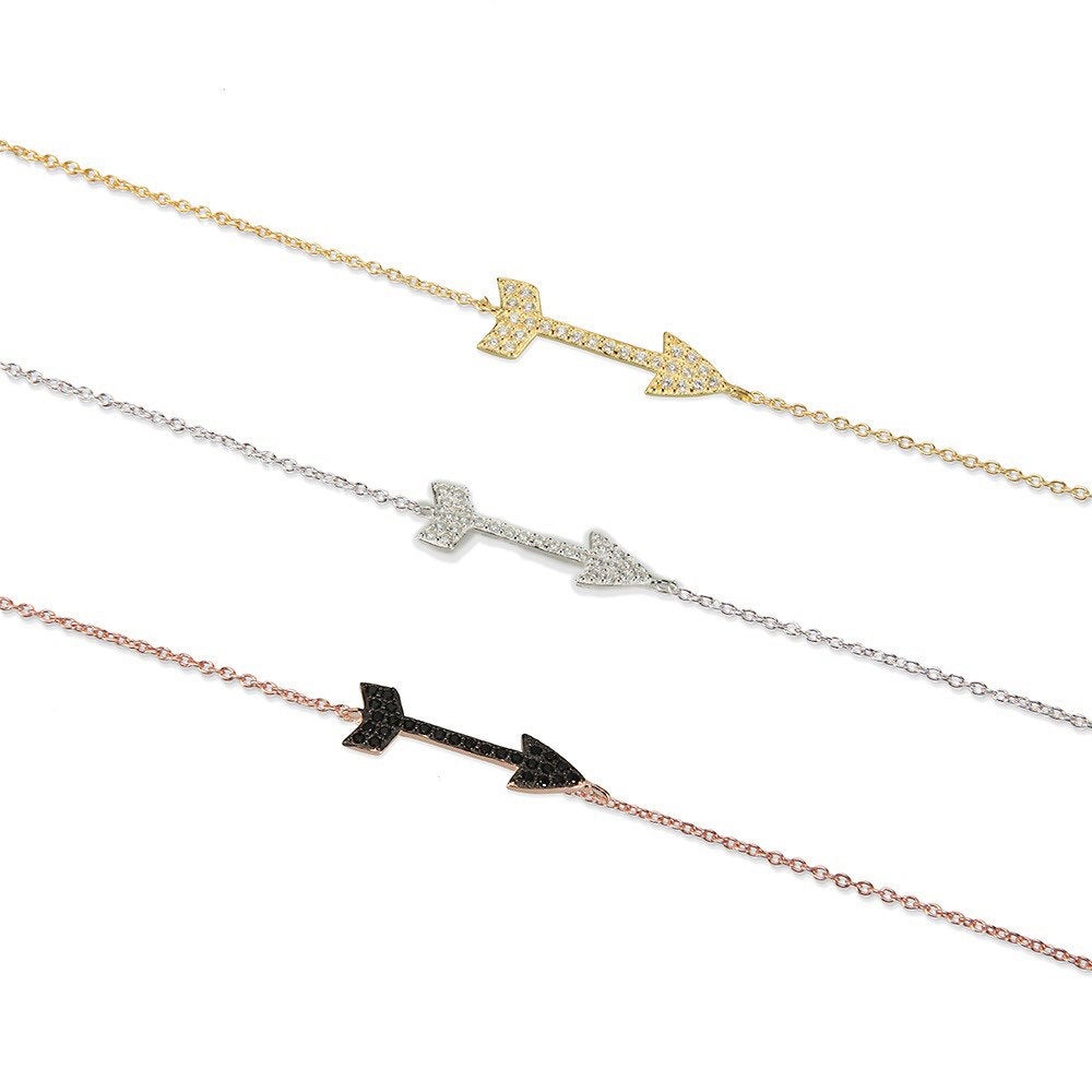 Arrow Bracelet Cz