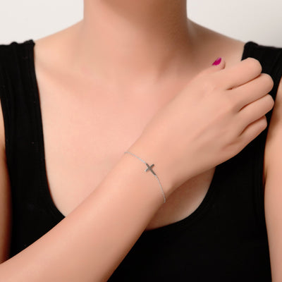 Plain Cross Bracelet
