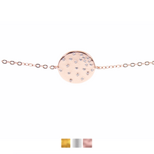 Galaxy Disc Bracelet CZ